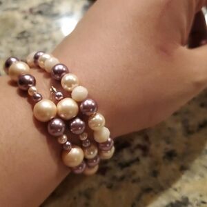 4/$20 Pale purple bracelet set